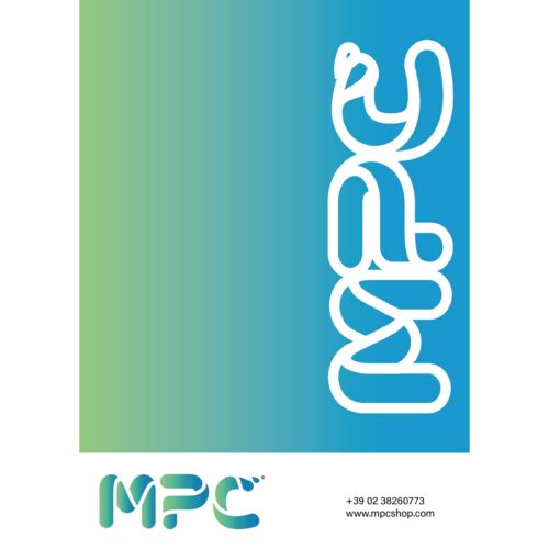 Adhesif multicolore en papier pour boîtes de produits