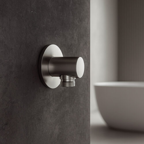 Attacco murale inox en acier 316L pour doccette bidet flexible interieurexterieur