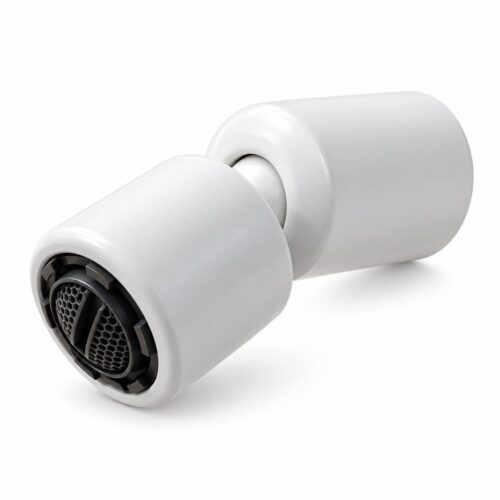 Buse de rechange pour lavepieds de douche blanche acier inoxydable 316L