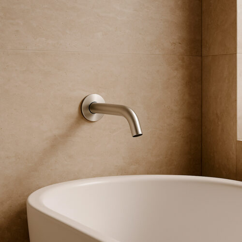 Beccuccio inox satinato 316L pour lavabo resistant et durable usage interneexterne