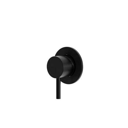 Commande de mitigeur mural encastre noire en acier inoxydable 316L