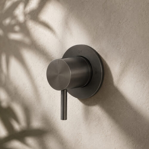Deviateur mural levante couleur canne de fusil en acier inox 316L resistant