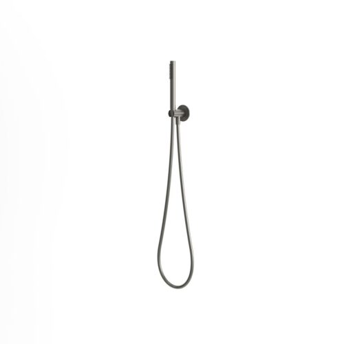 Kit douchette et flexible acier inox 316L finition gun metal resistant corrosion