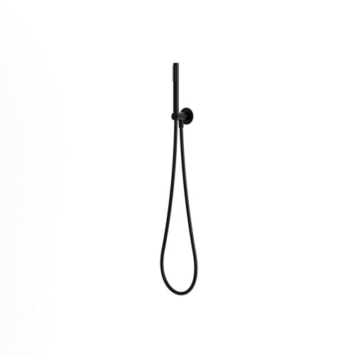 Kit douchette murale flexible gunmetal noir acier inox 316L