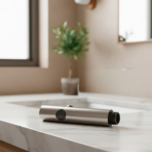 Douchette bidet inox satinee 316L avec jet onoff pour salle de bain moderne