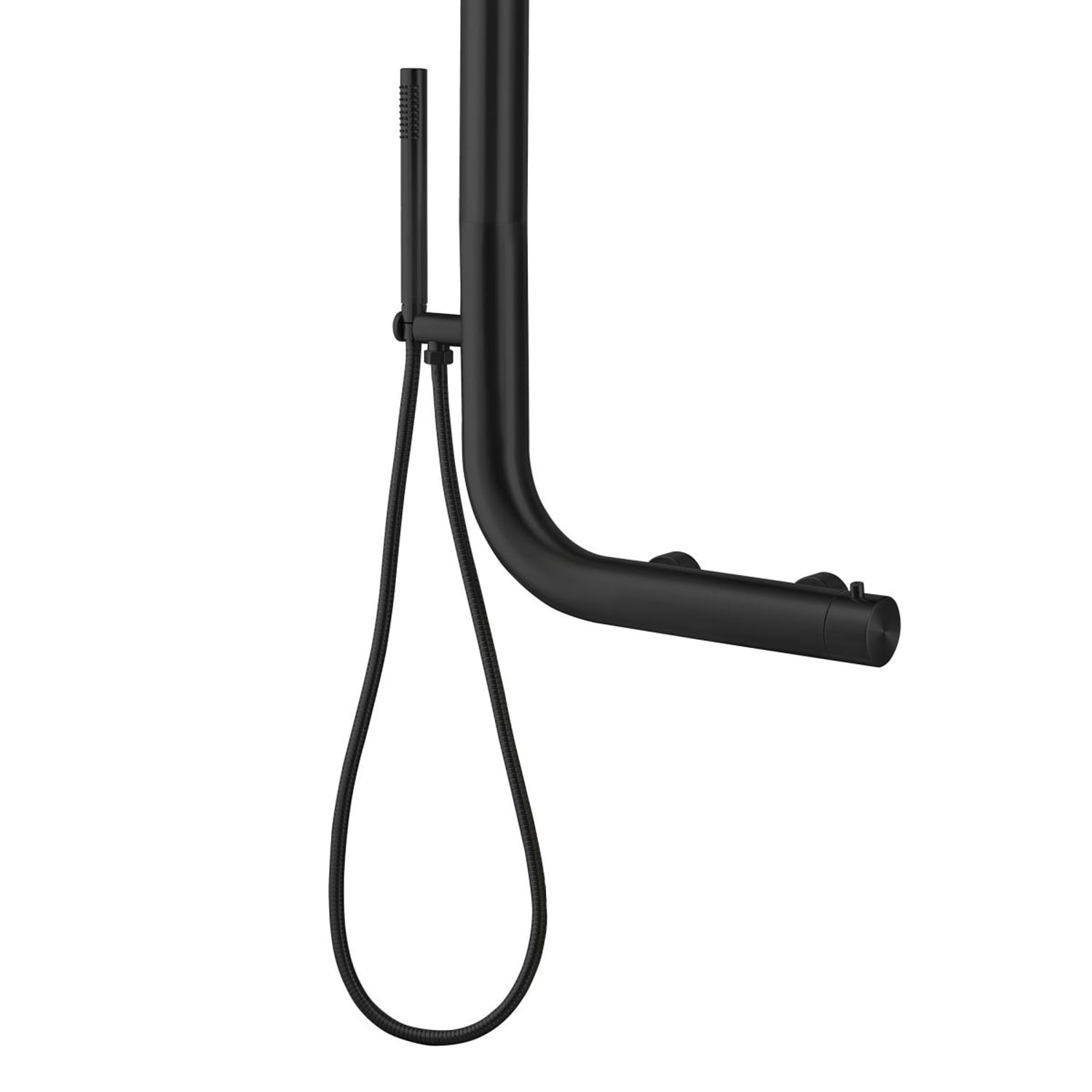 Sined Arborea Acier 316l Douche Exterieure Murale Noire – Image 3