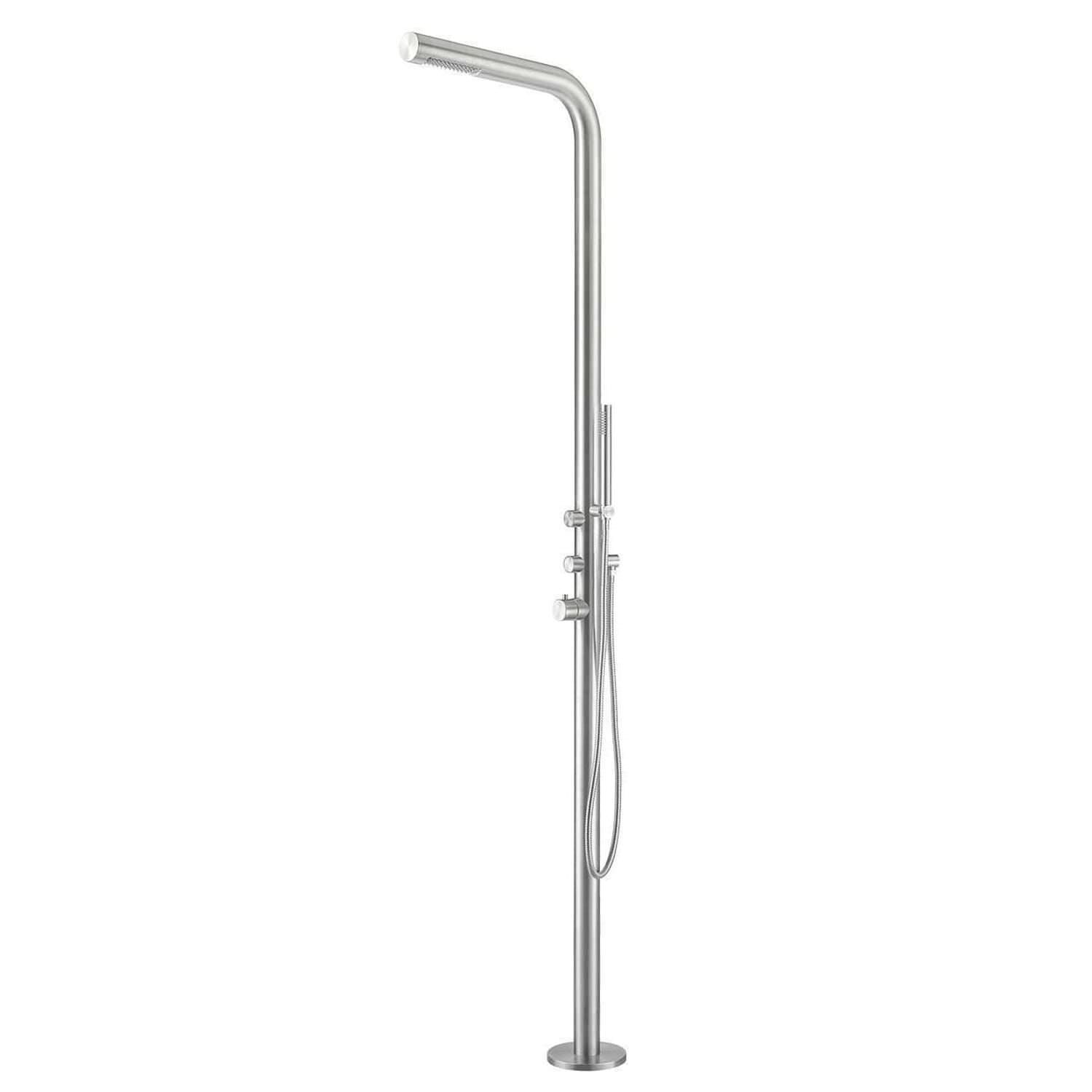 Douche Dexterieur En Acier Inoxydable 316l Sined Budoni Inox – Image 2