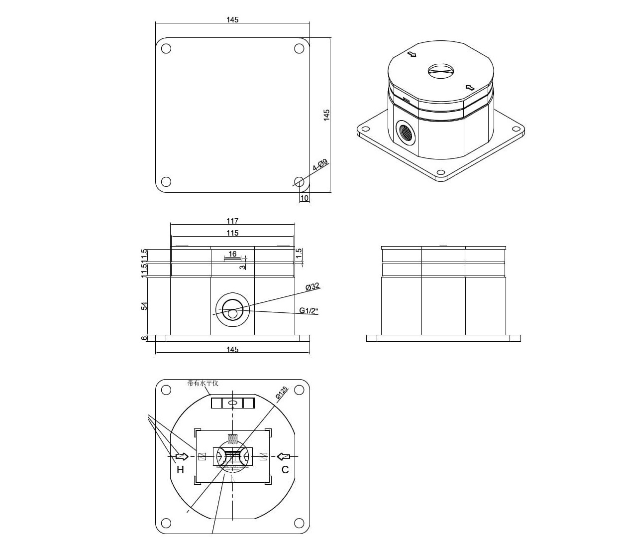 Fixation Rapide Sined Cbox Installation Facile Et Sûre Pour Vos Douches Exterieures En Inox – Image 6