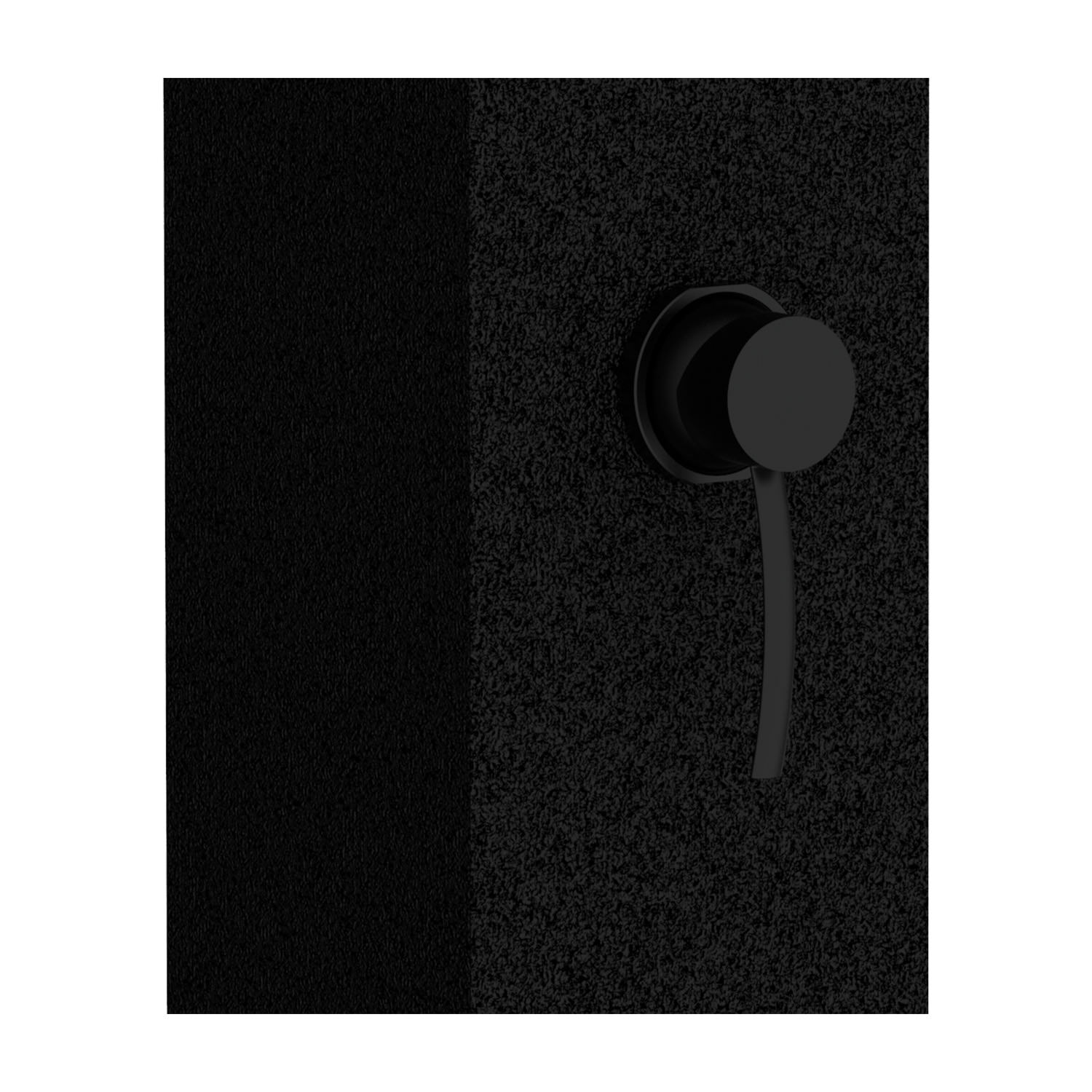 Douche solaire noire en aluminium 26 L pommeau 22 cm mitigeur lavepieds – Image 4