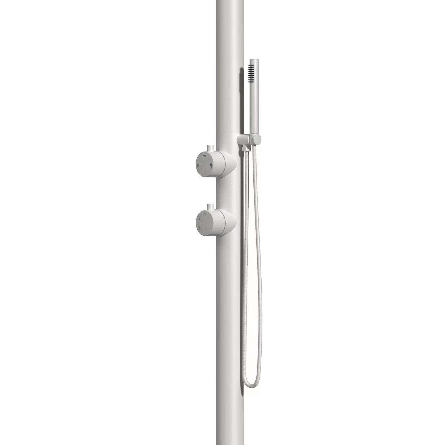 Douche En Acier Inoxydable Avec Douchette SINED Luna D White – Image 3