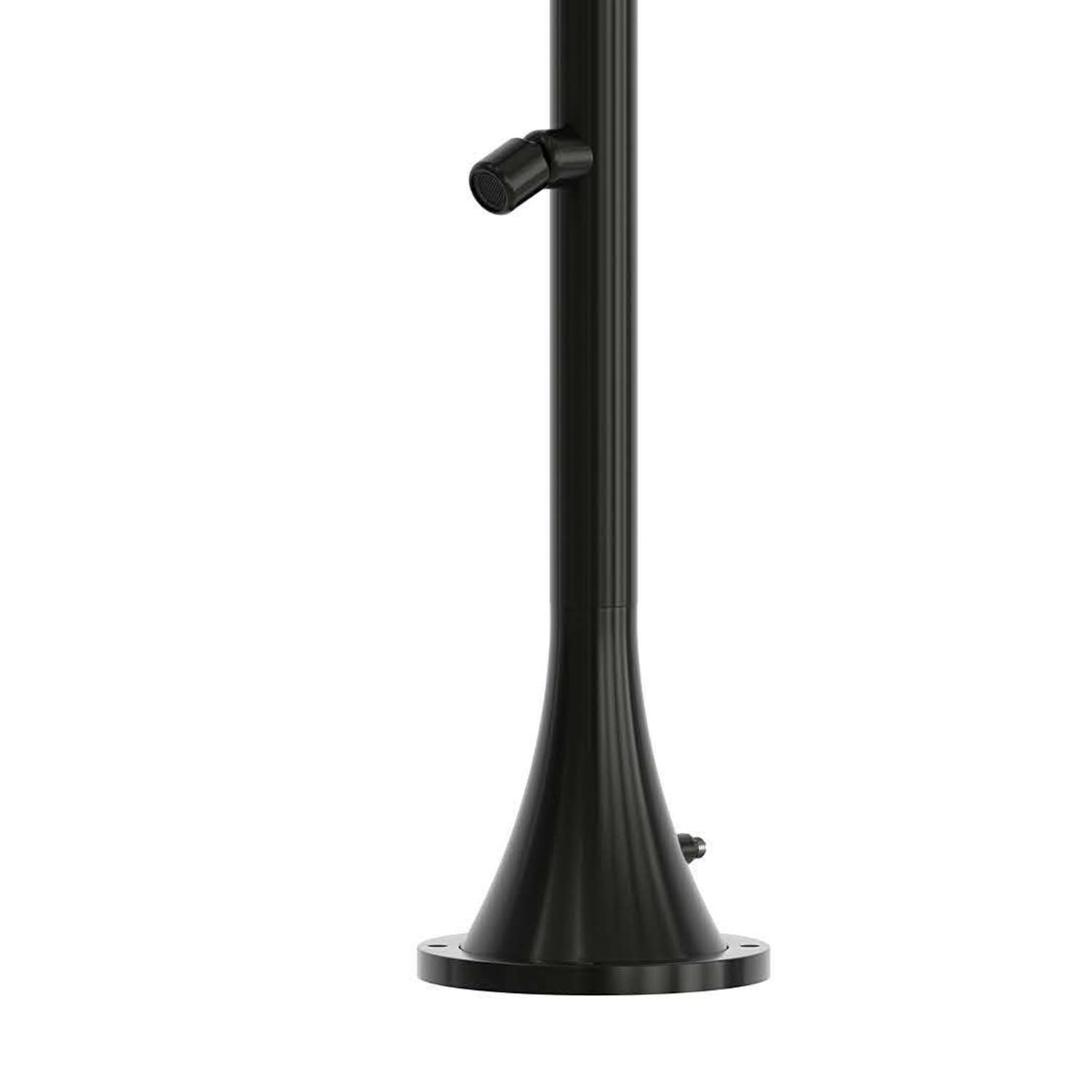 Douche exterieure temporisee noire en acier inox 316L eau froide jardinpiscine – Image 4
