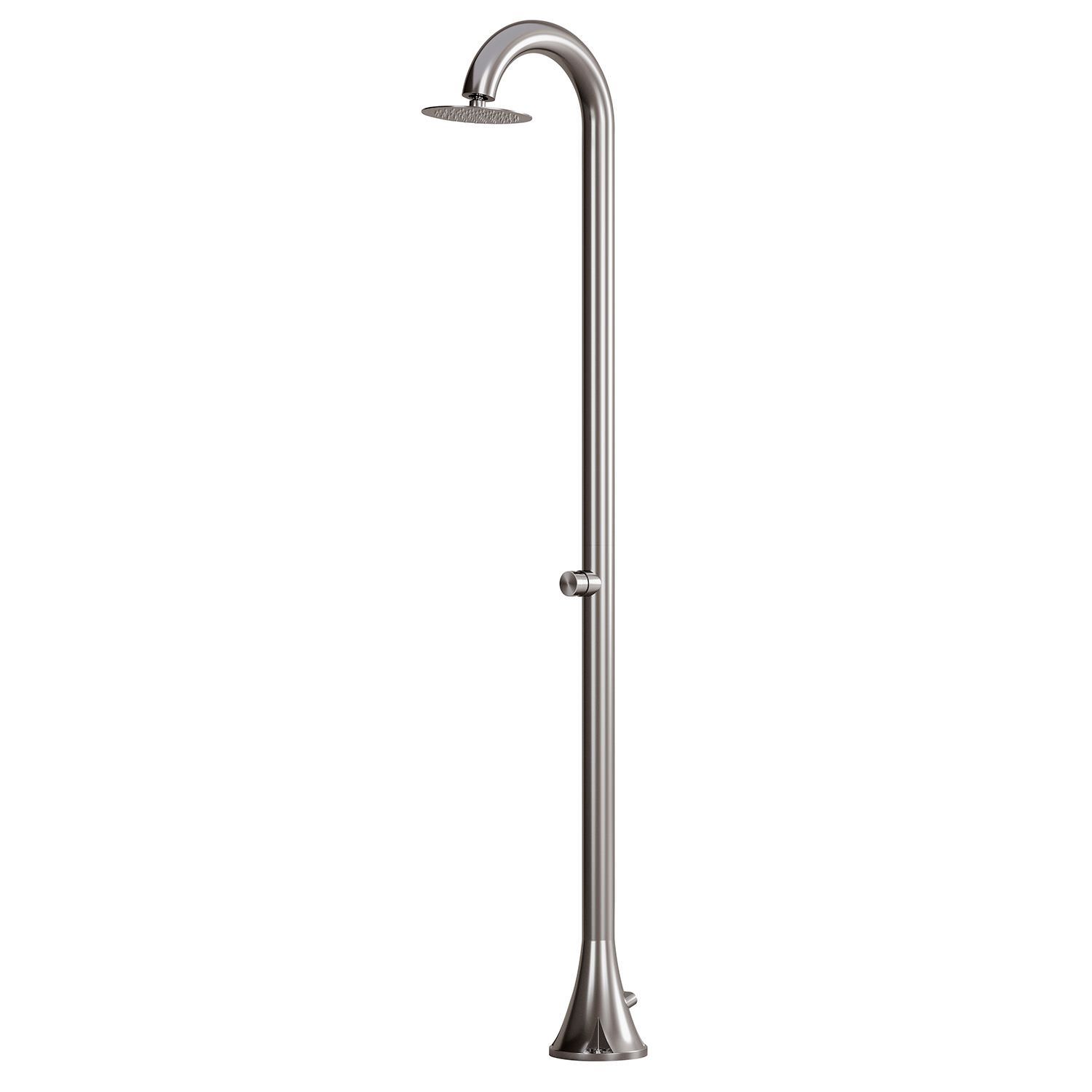 Douche exterieure temporisee inox satine acier inox 316L eau froide – Image 2