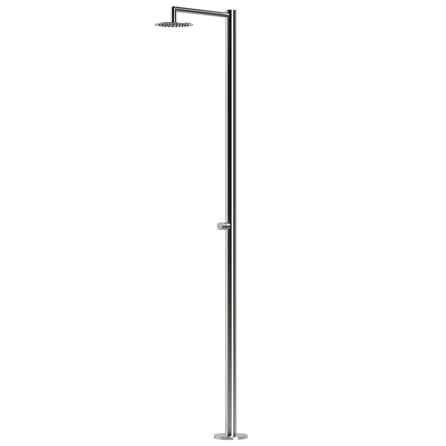 Douche Exterieure a Leau Froide 1 Pomme De Douche En Inox Polifemo – Image 2