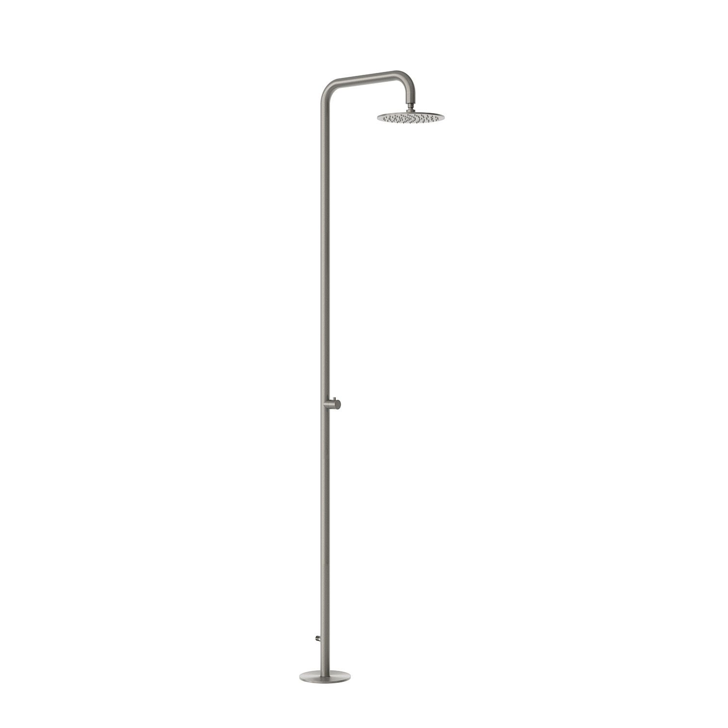 Douche exterieure inox AISI 316L couleur canna di fucile fixation sol br – Image 2
