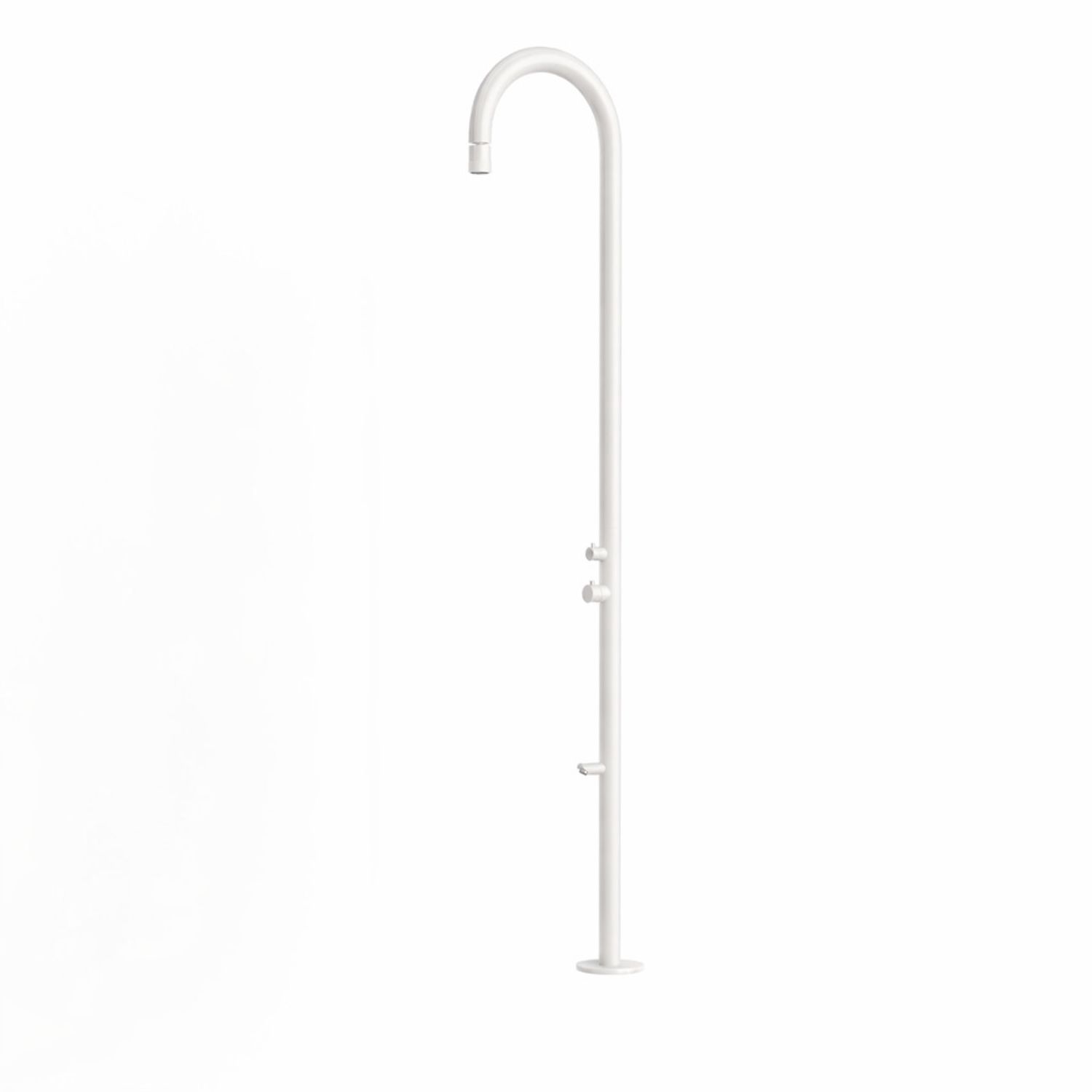Douche blanche en acier inox 316L resistant a la corrosion durable et fonctionnelle – Image 2