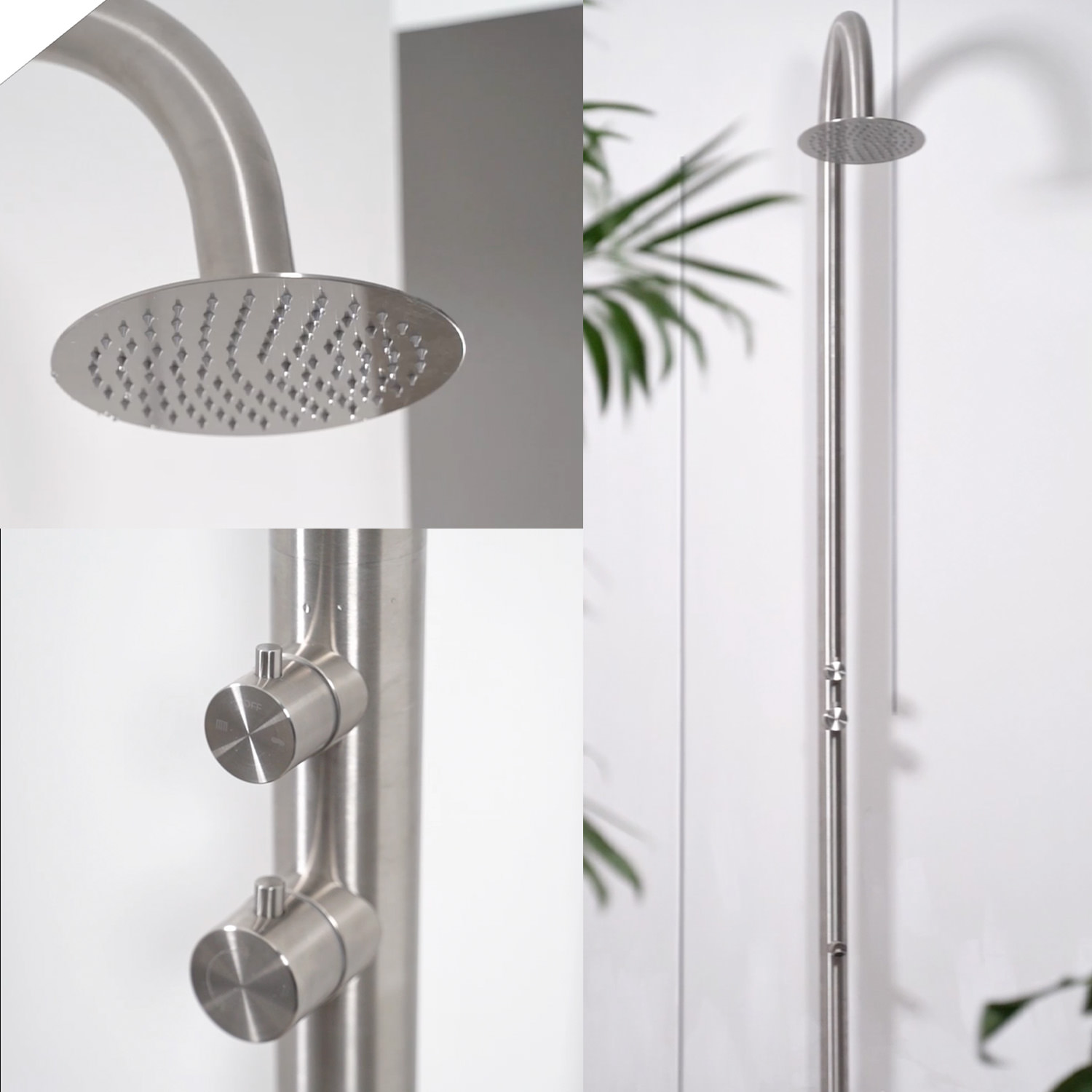 Douche Courbe Pour Piscine Acier Inoxydable 316l Sined Palau Inox – Image 6
