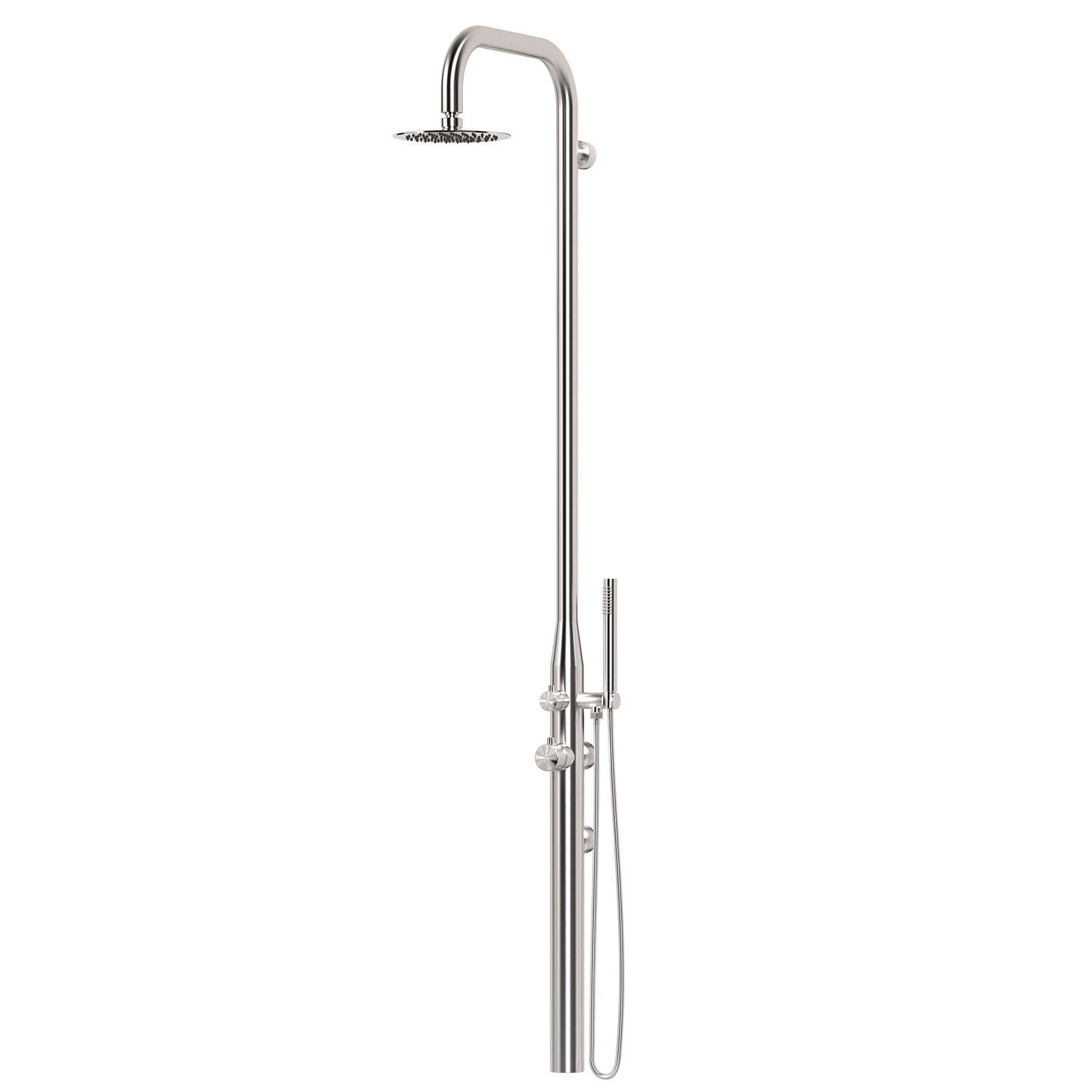 Douche Dexterieur Chaude Et Froide Sined Pula Wall Inox – Image 2