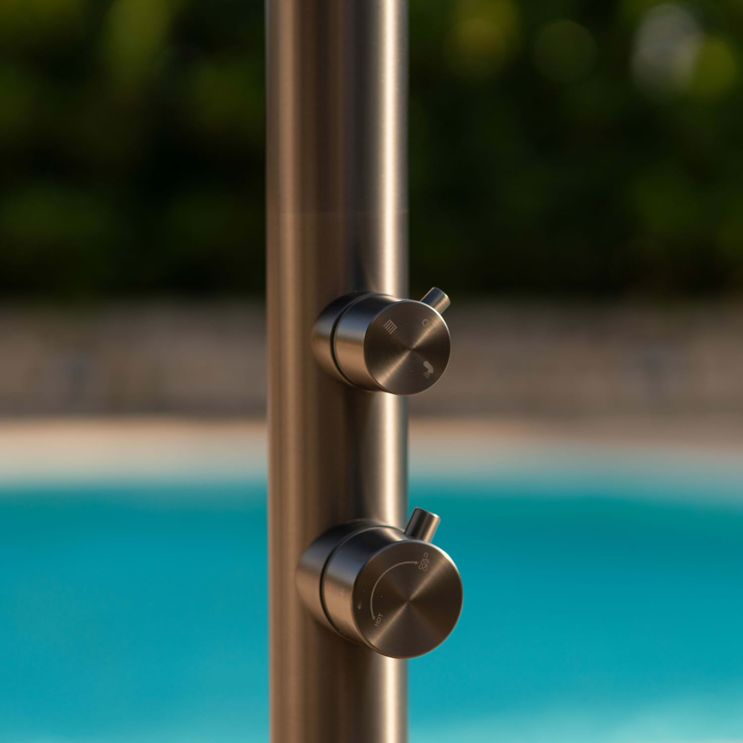 Douche canne de fusil acier inox AISI 316L installation exterieureinterieure – Image 4