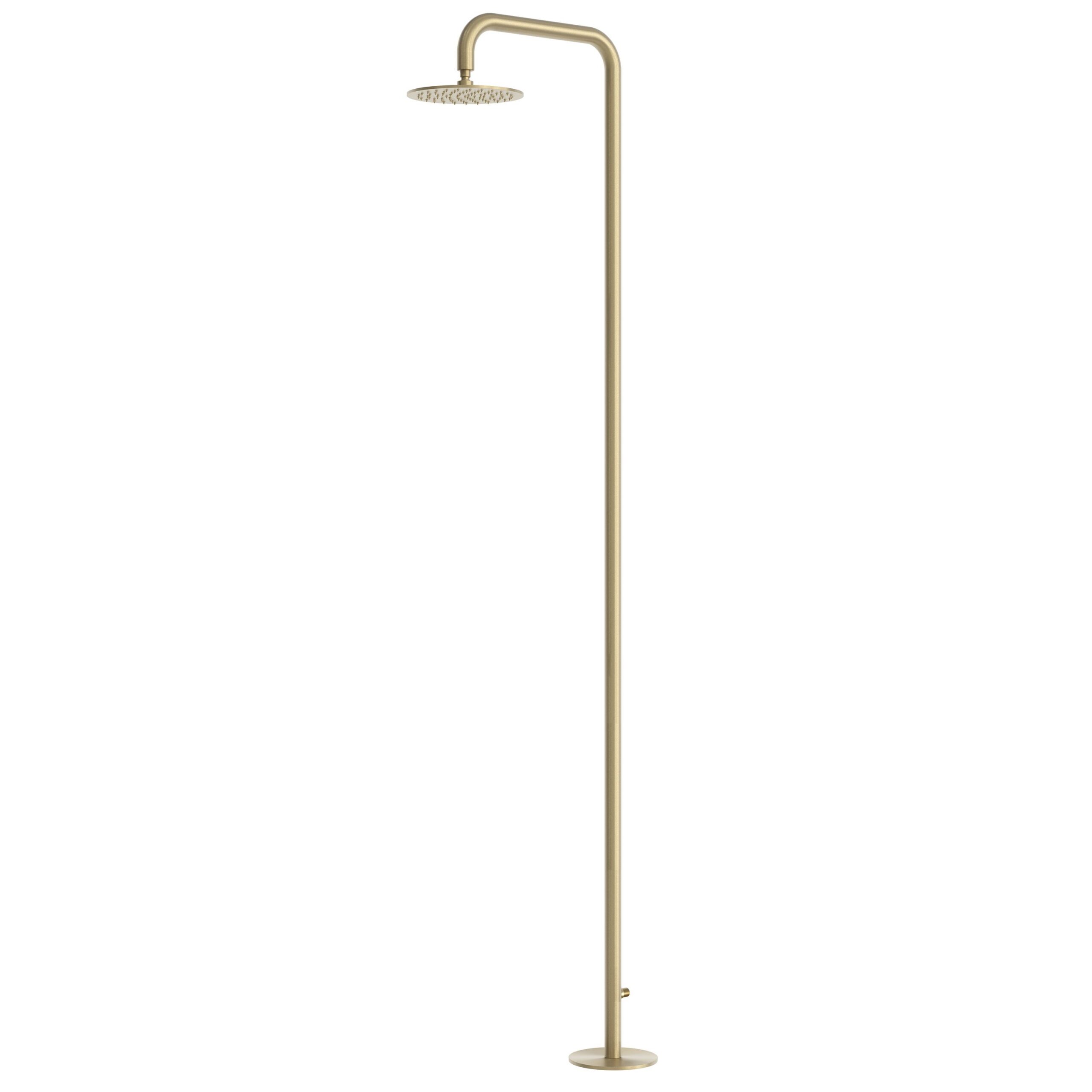 Douche exterieure inox AISI 316L PVD or eau froide Ø25 cm 12 – Image 2