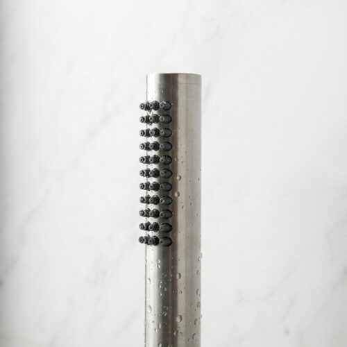 Douchette inox satinee 316L universelle et resistante a la corrosion marine