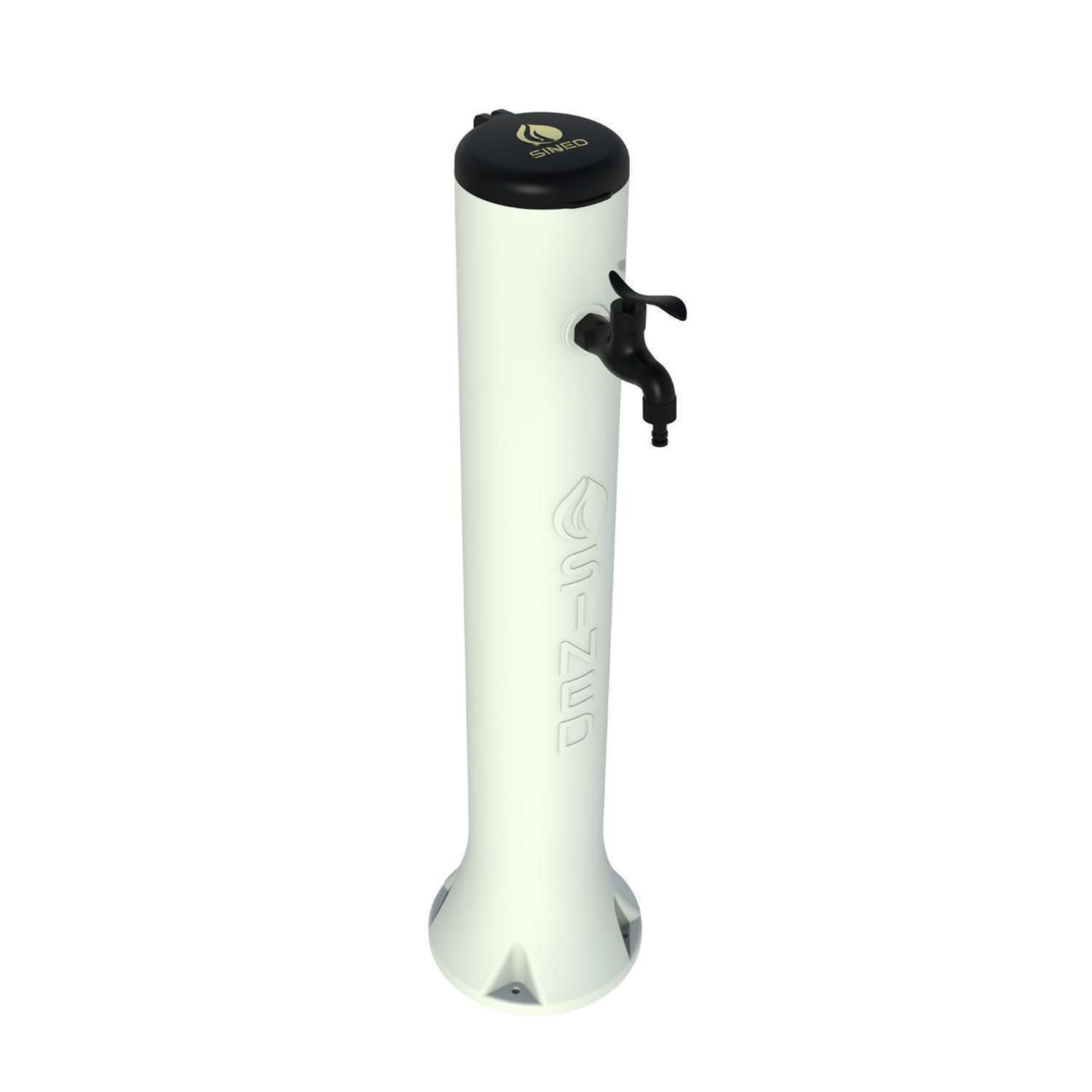 Fontaine blanche de jardin en polyethylene HD Ø15 × 100 cm antiUV – Image 2