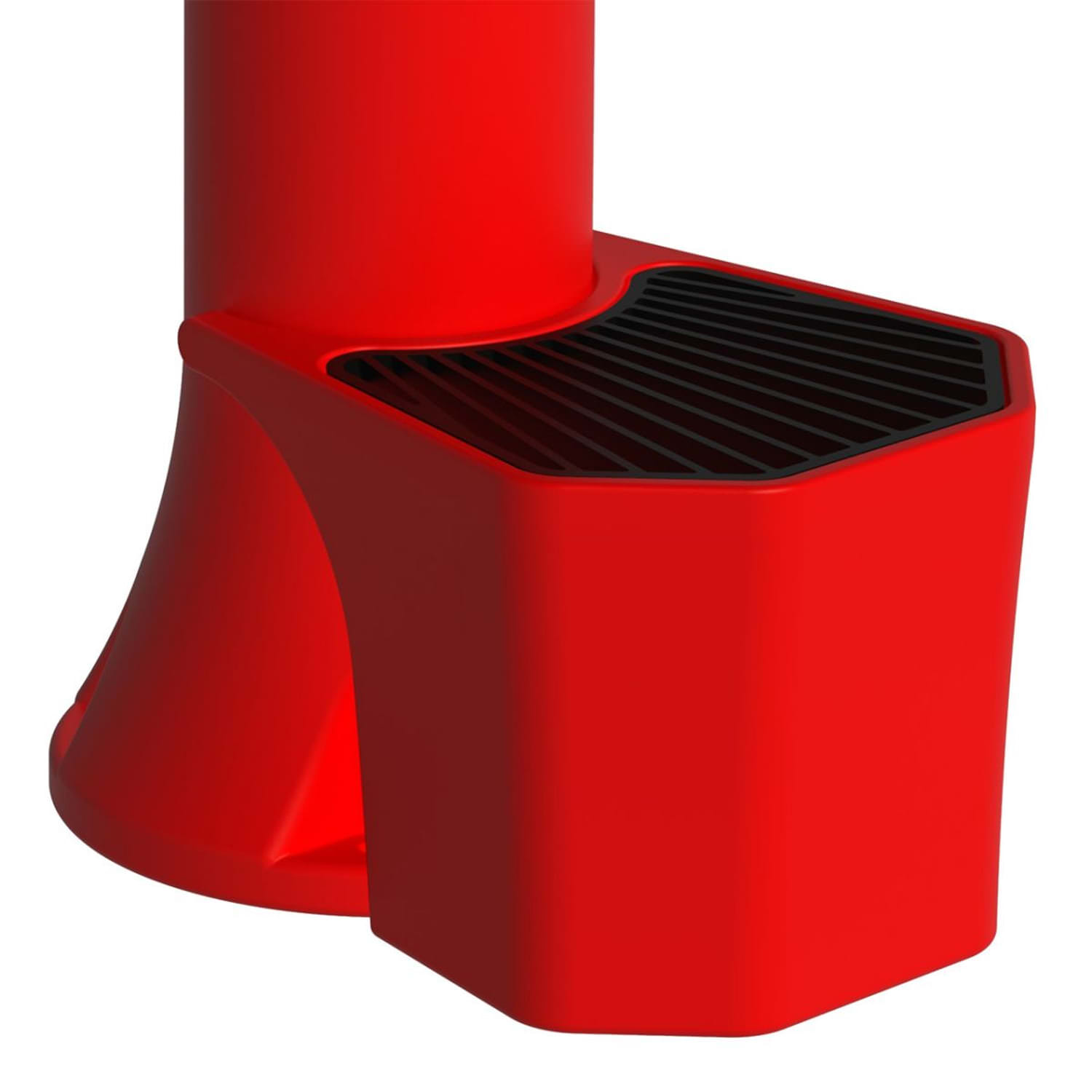 Fontaine de jardin rouge en PEHD double raccord panier et tuyau de 75 m – Image 6