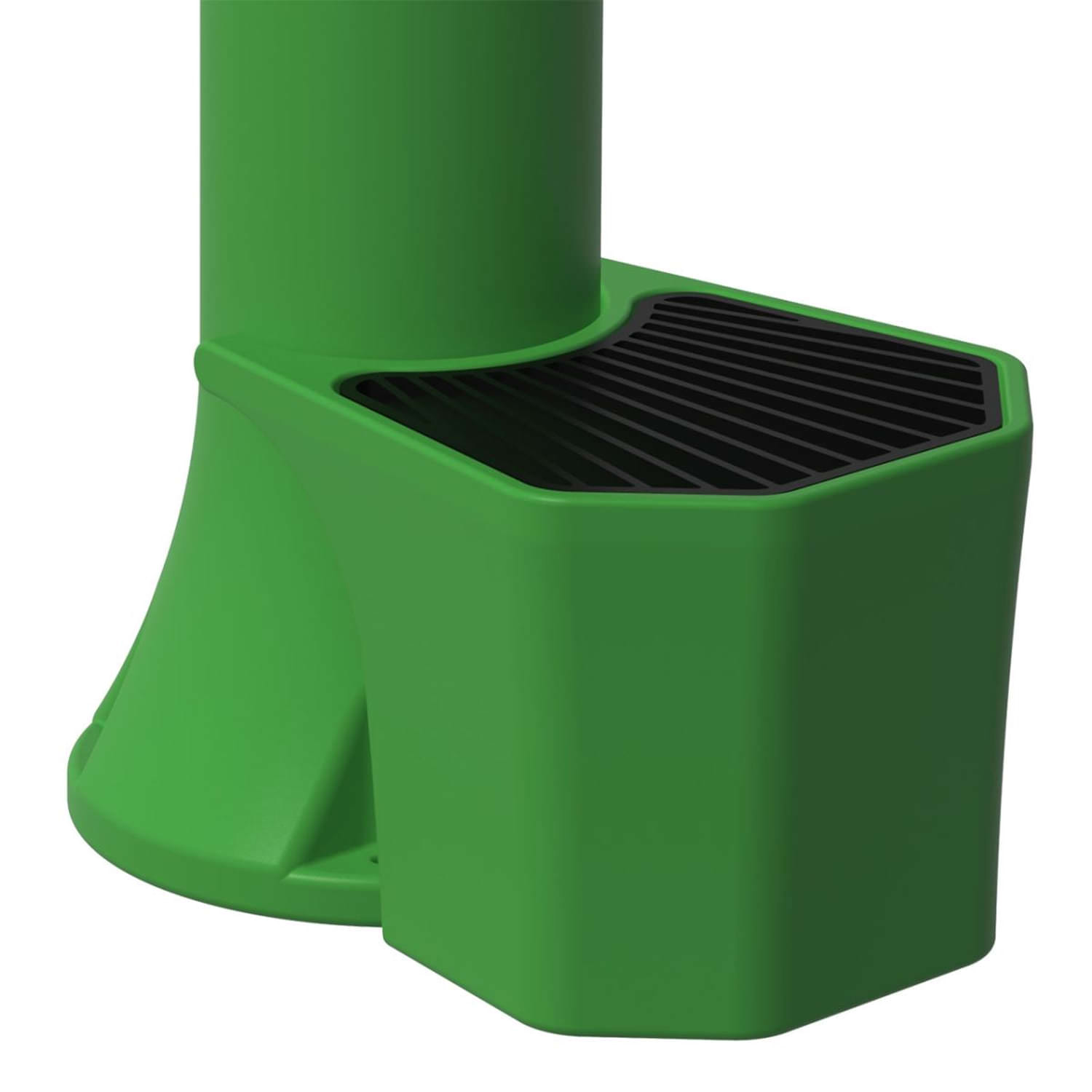 Fontaine de jardin verte en polyethylene HD double raccord et tuyau 75 m – Image 6