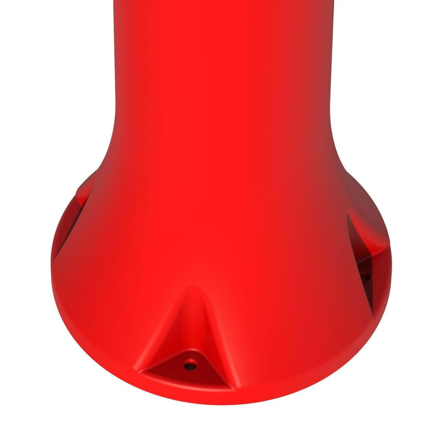 Fontaine de jardin rouge en polyethylene HD resistante aux UV et au calcaire Ø 15 × 100 cm – Image 4