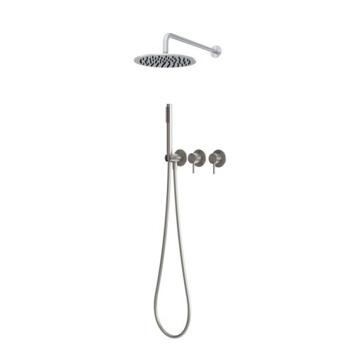 Kit de douche murale encastrable eau froide 25 inox acier inox 316L