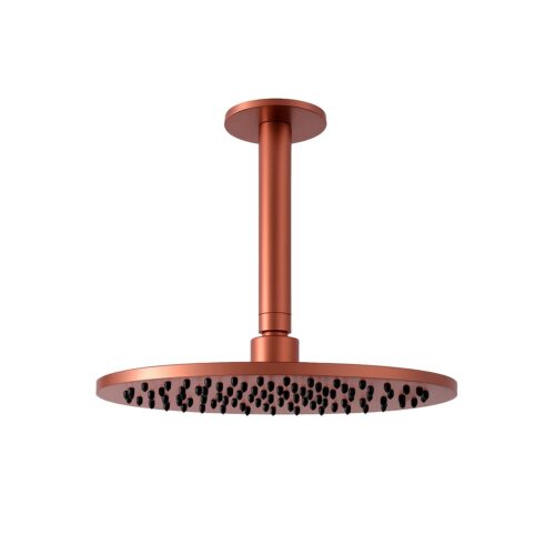 Kit Douche Murale 25 cm Inox Satine Acier 316L Installation Interieure e Exterieure