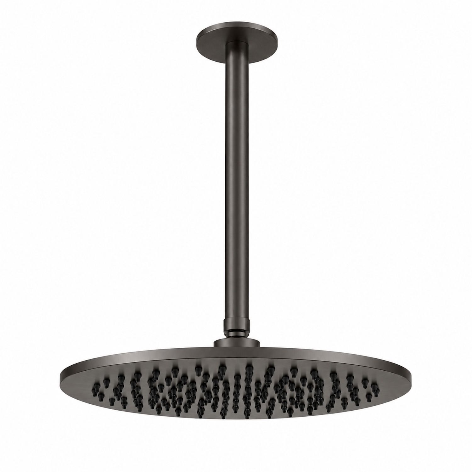 Kit douche plafond 25 cm en inox 316L finition canna fucile resistant corrosion – Image 2