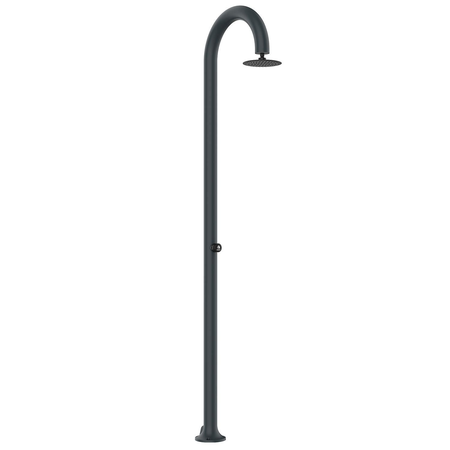 Douche a Eau Froide Temporisee En Aluminium Sined Luna Timer Grigia – Image 2