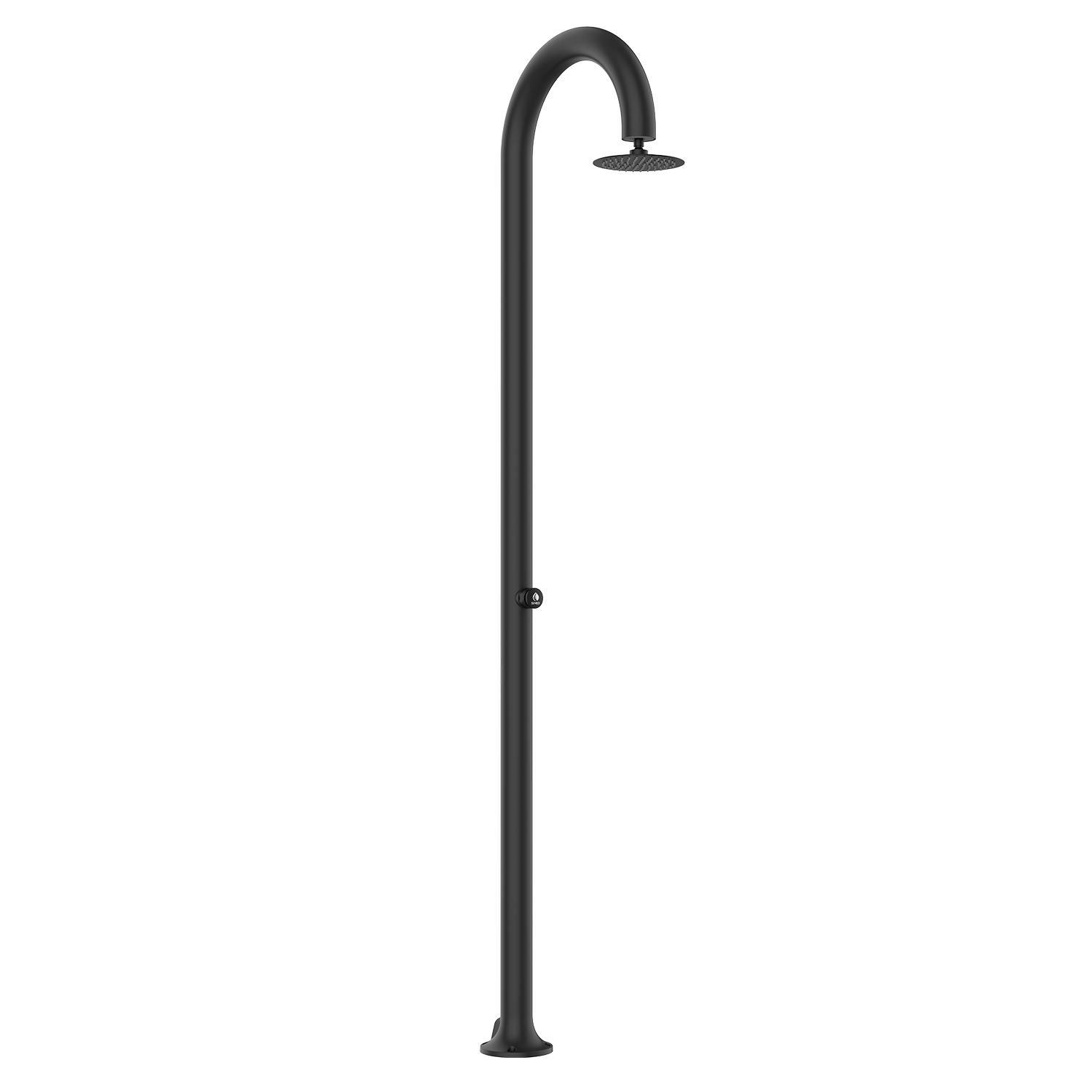 Douche a Eau Froide Temporisee En Aluminium Sined Luna Timer Black – Image 2