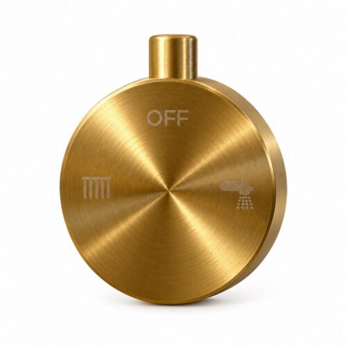 Poignee de rechange pour inverseur de douche inox 316L doree