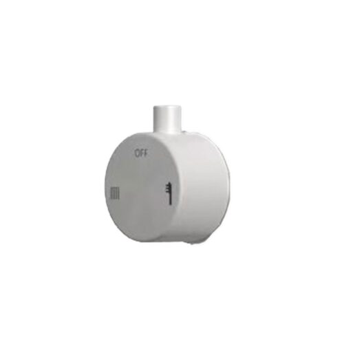 Poignee de douche blanche en acier inox 316L design moderne fonctionnel