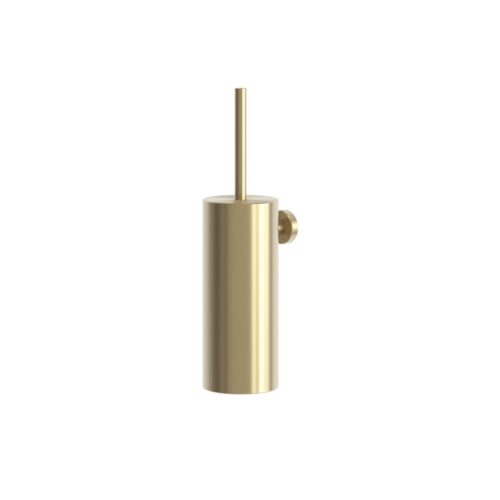 Portebalai WC mural suspendu en acier inoxydable 316L or rose