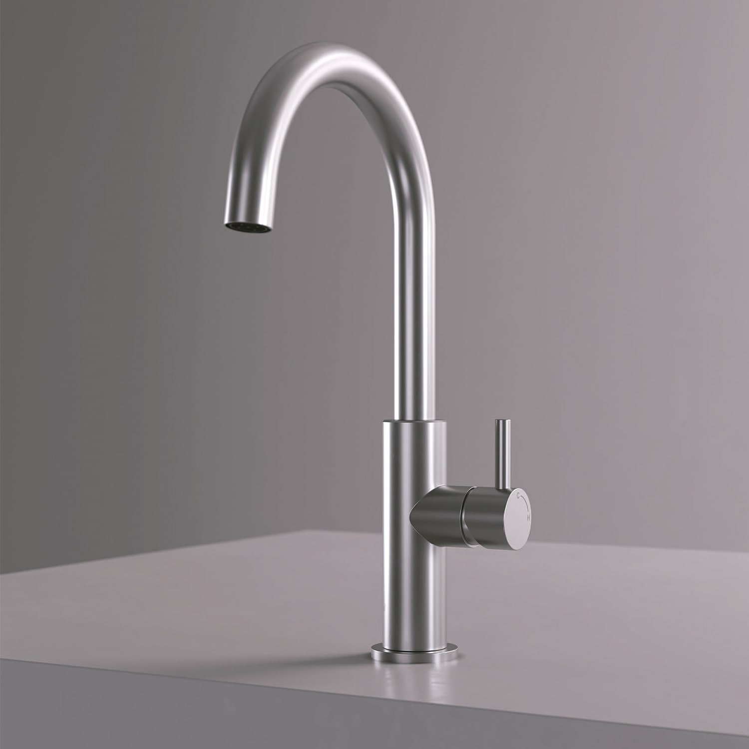 Robinet cuisine inox 316L acier inoxydable 32 cm haute resistance corrosion
