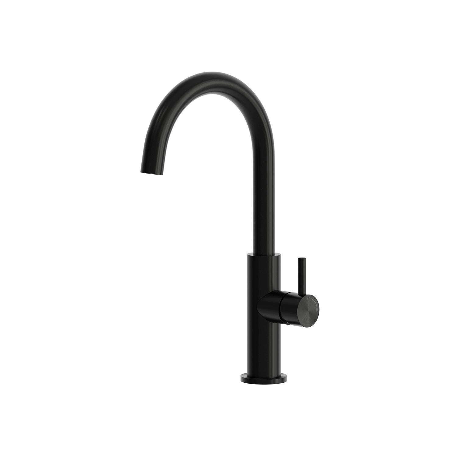 Robinet cuisine noir en acier inox 316L resistant a la corrosion haut – Image 2