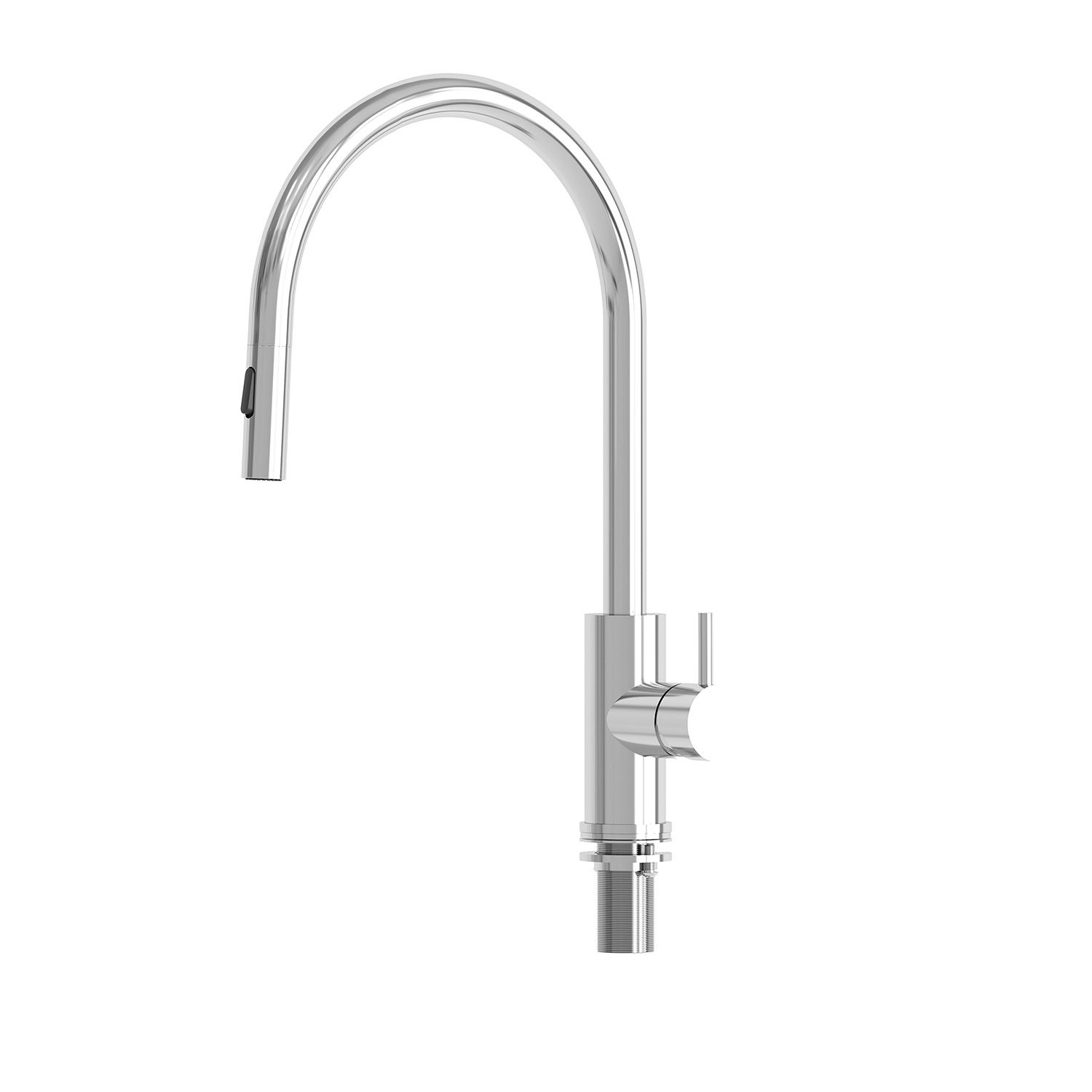 Robinet cuisine inox 316L acier inoxydable satine extractible resistant corrosion – Image 2