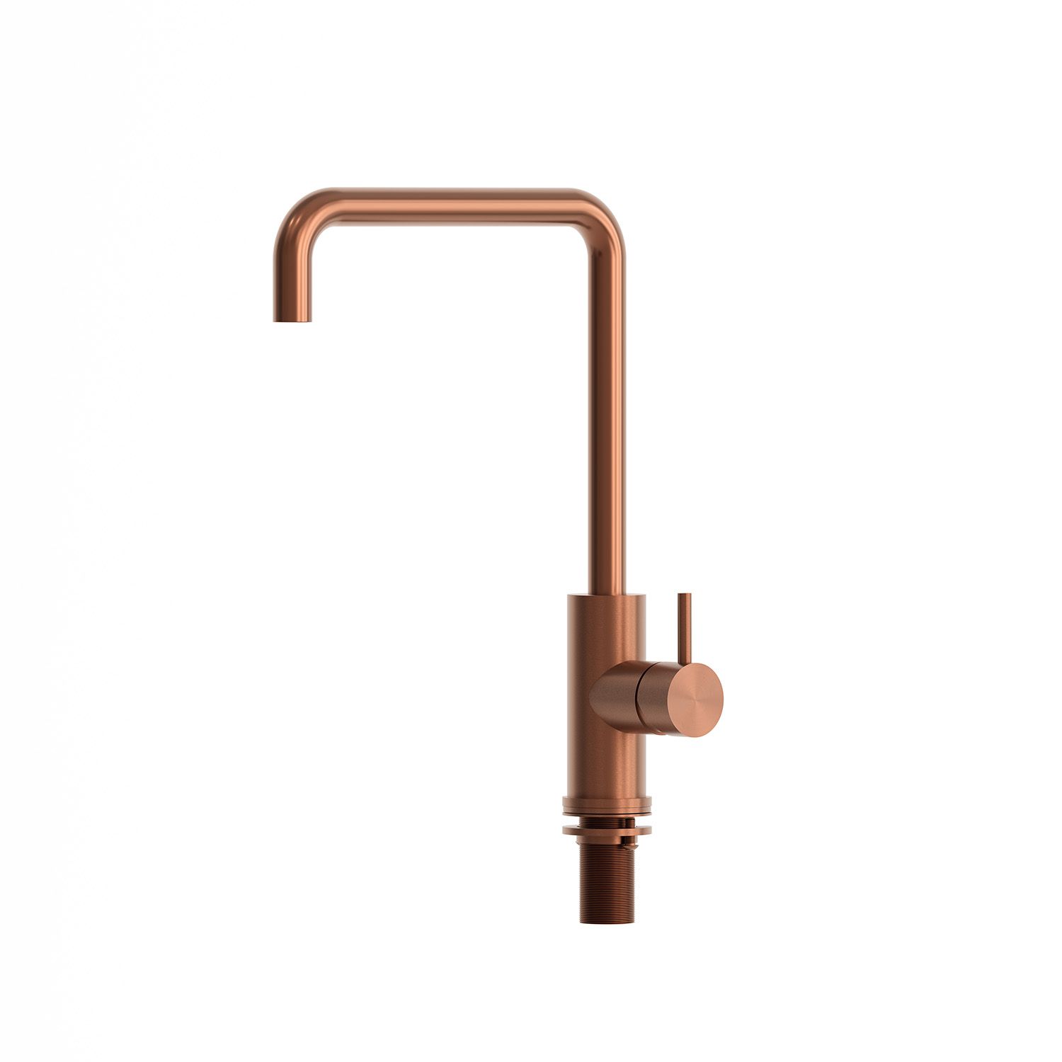 Mitigeur cuisine monobloc en acier inox 316L or rose avec douchette flexible – Image 2