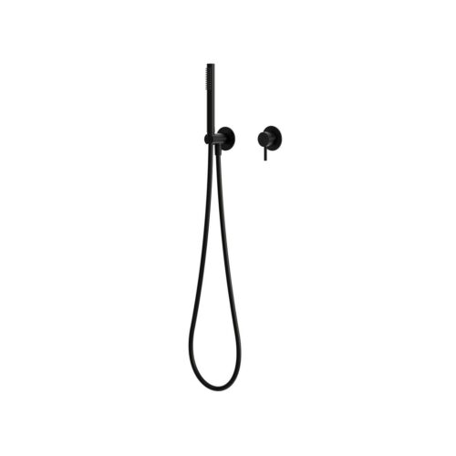 Kit douchette murale gun metal noir en acier inoxydable 316L