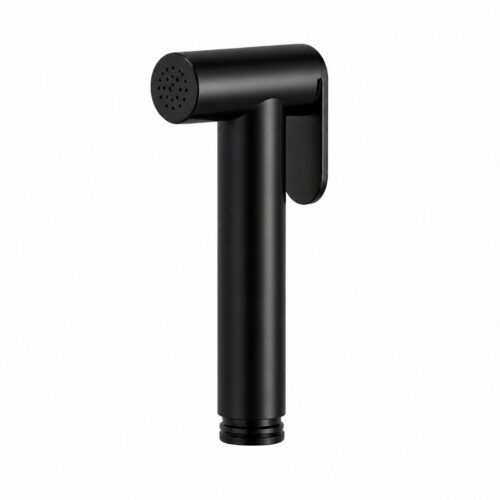 Douchette bidet noir en acier inox 316L jet precis anticorrosion