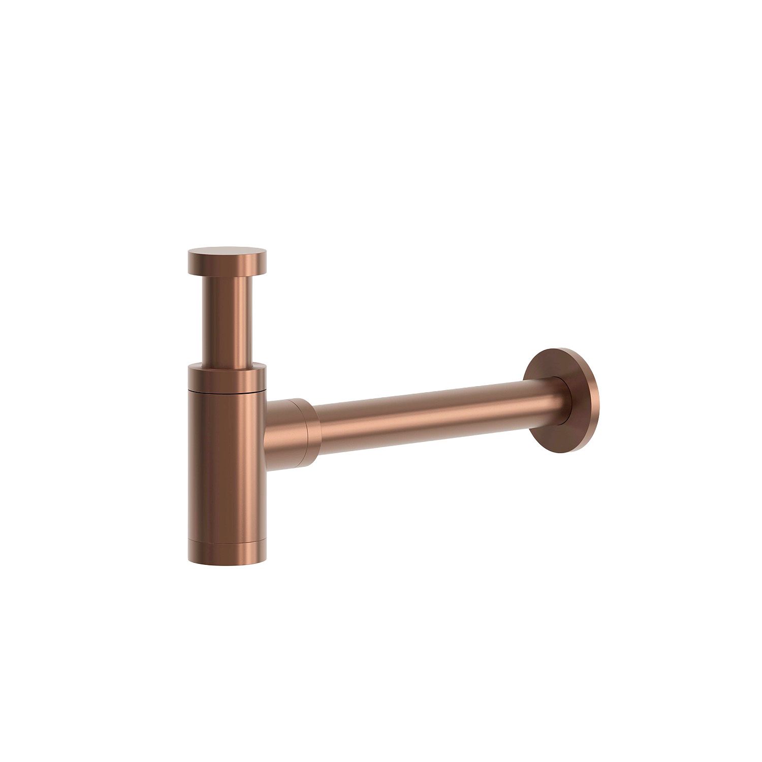 Siphon devacuation lavabo acier inox 316L or rose PVD – Image 2