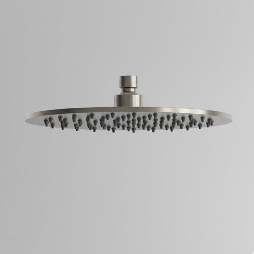 Pomme de douche ronde acier inox 316L canna fucile Ø 25 cm