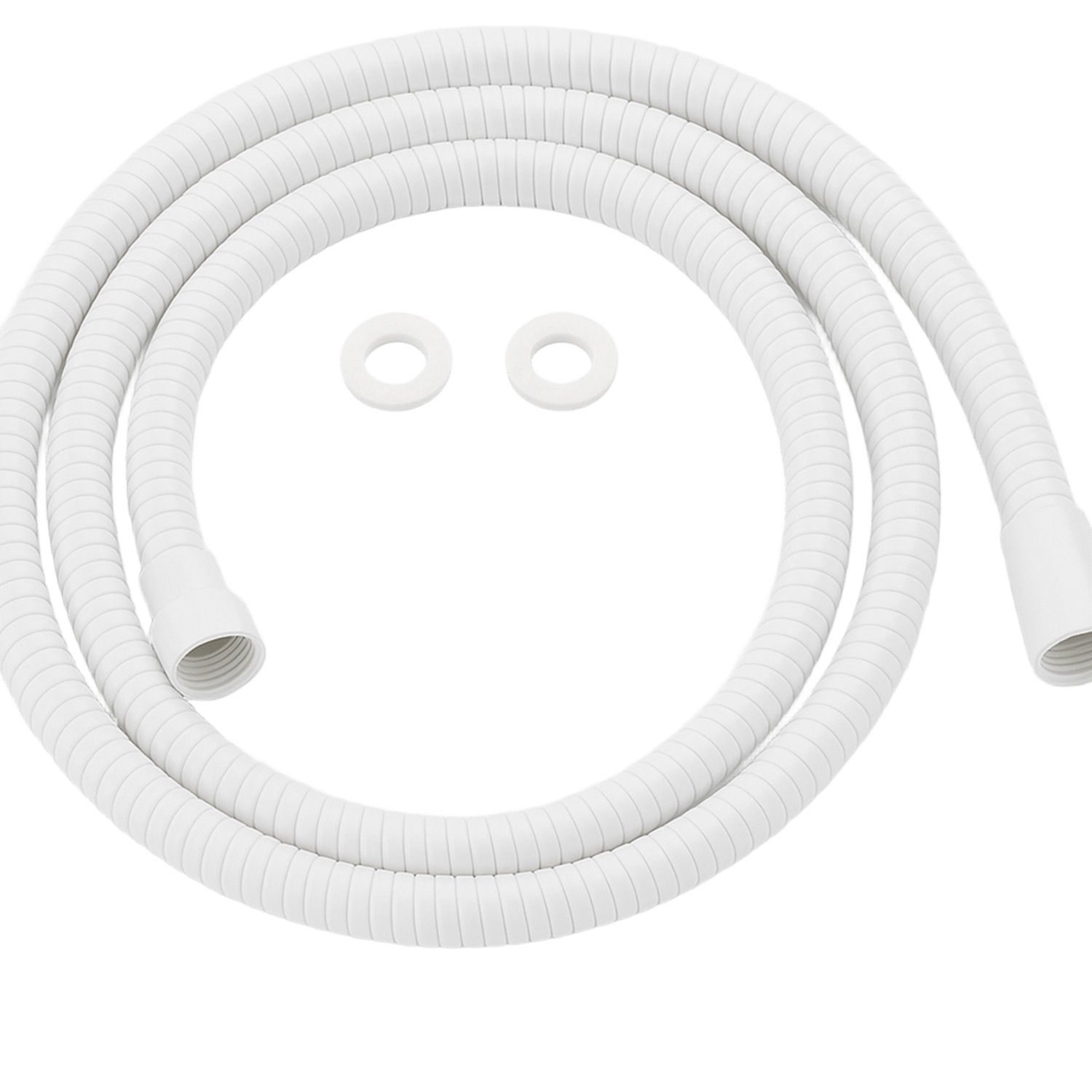 Flexible de douche blanc en acier inox 316L durable et resistant – Image 2
