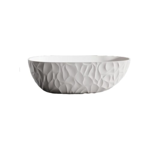 Baignoire blanche en hydroaluminite Seiko maintien chaleur facile a nettoyer