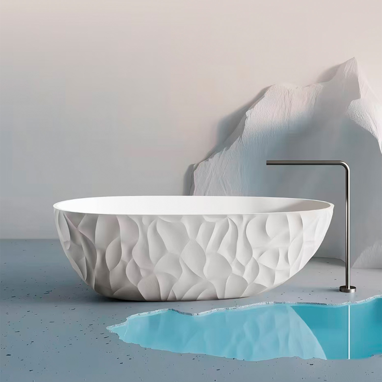 Decouvrez la vasque Sined Zefiro elegante et durable Investissez dans le confort dune baignoire h